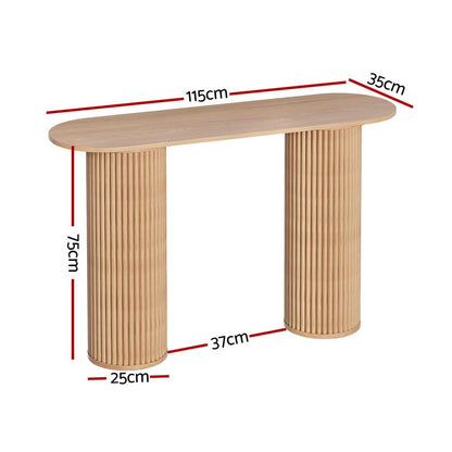 Blake oval console table