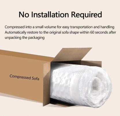 LUMI Multi-Functional Compression Sofa – No Assembly Required