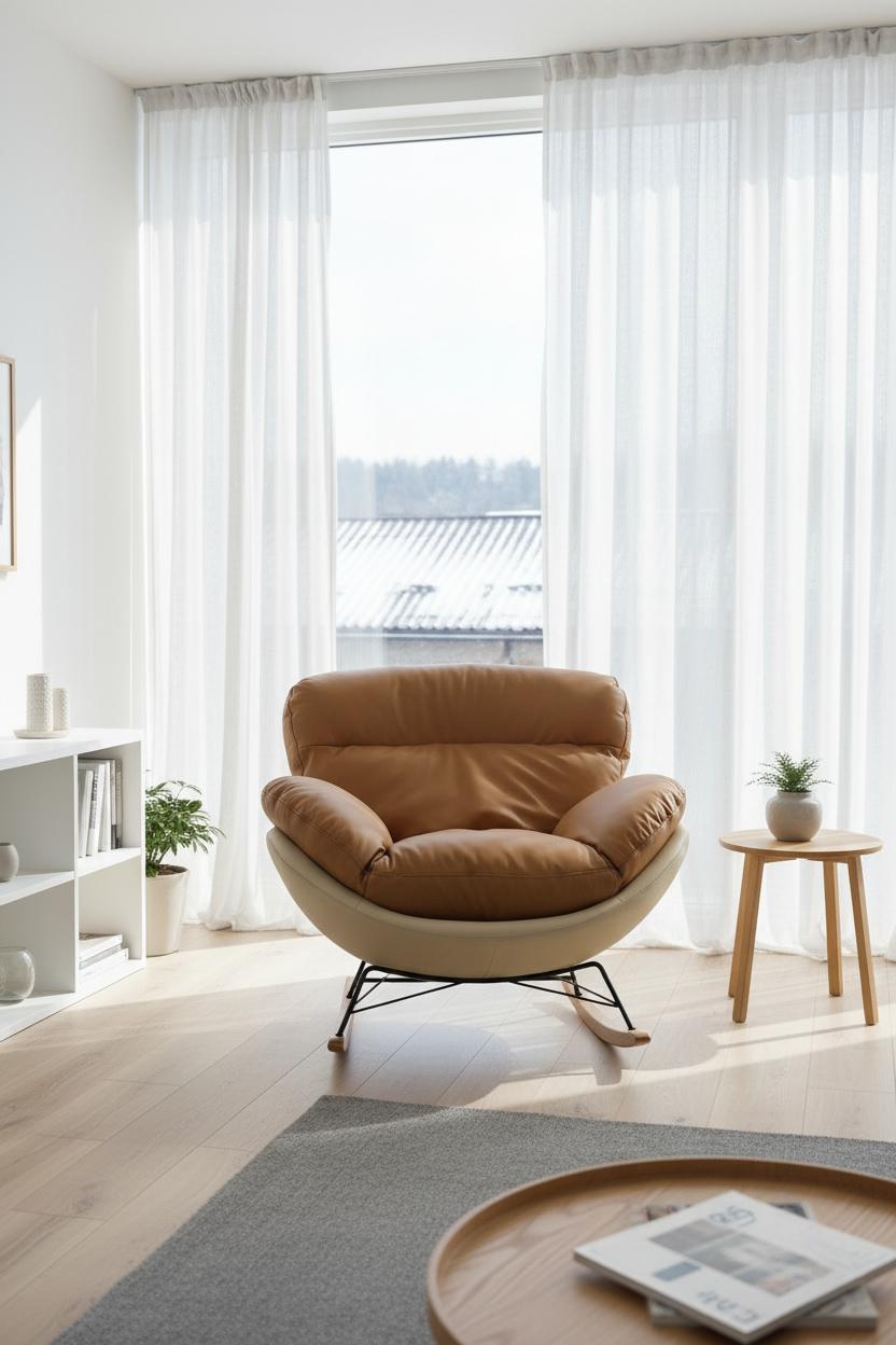 NORA Rocking Chair – Luxury Comfort in Motion