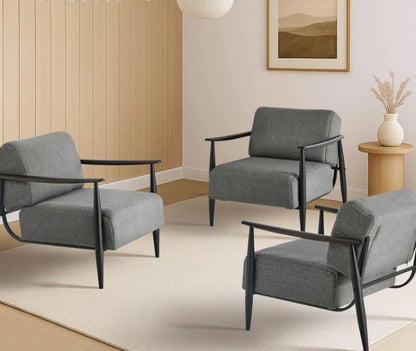 Noirra Fabric Accent Armchair