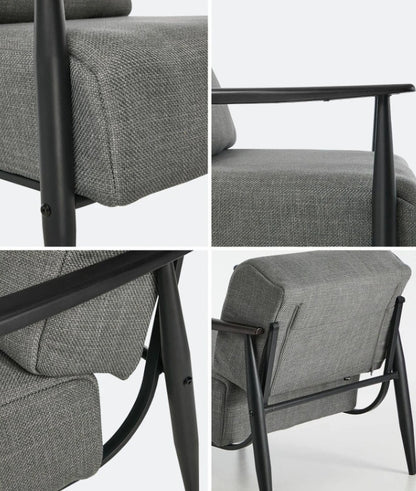 Noirra Fabric Accent Armchair