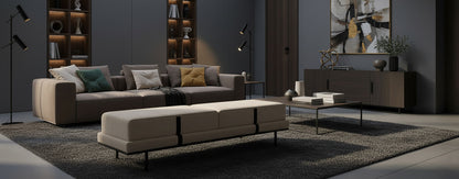 SAVOY Luxe Ottoman Bench – Contemporary Elegance with Modern Edge