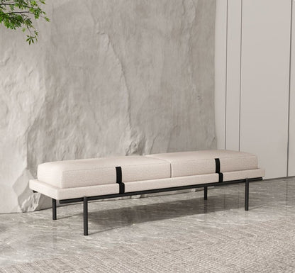 SAVOY Luxe Ottoman Bench – Contemporary Elegance with Modern Edge