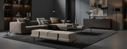 SAVOY Luxe Ottoman Bench – Contemporary Elegance with Modern Edge