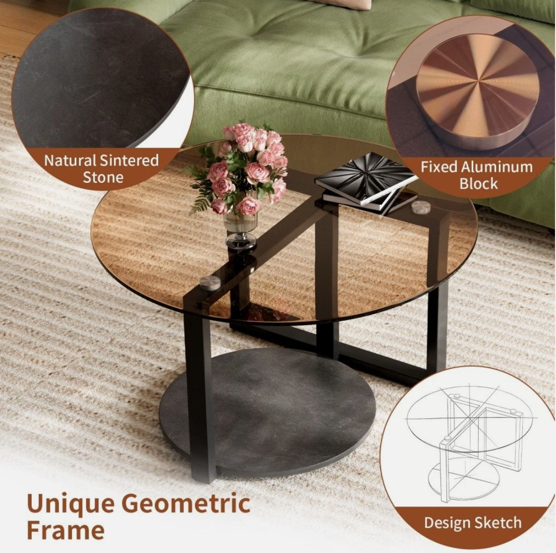 SOLAN Round Coffee Table