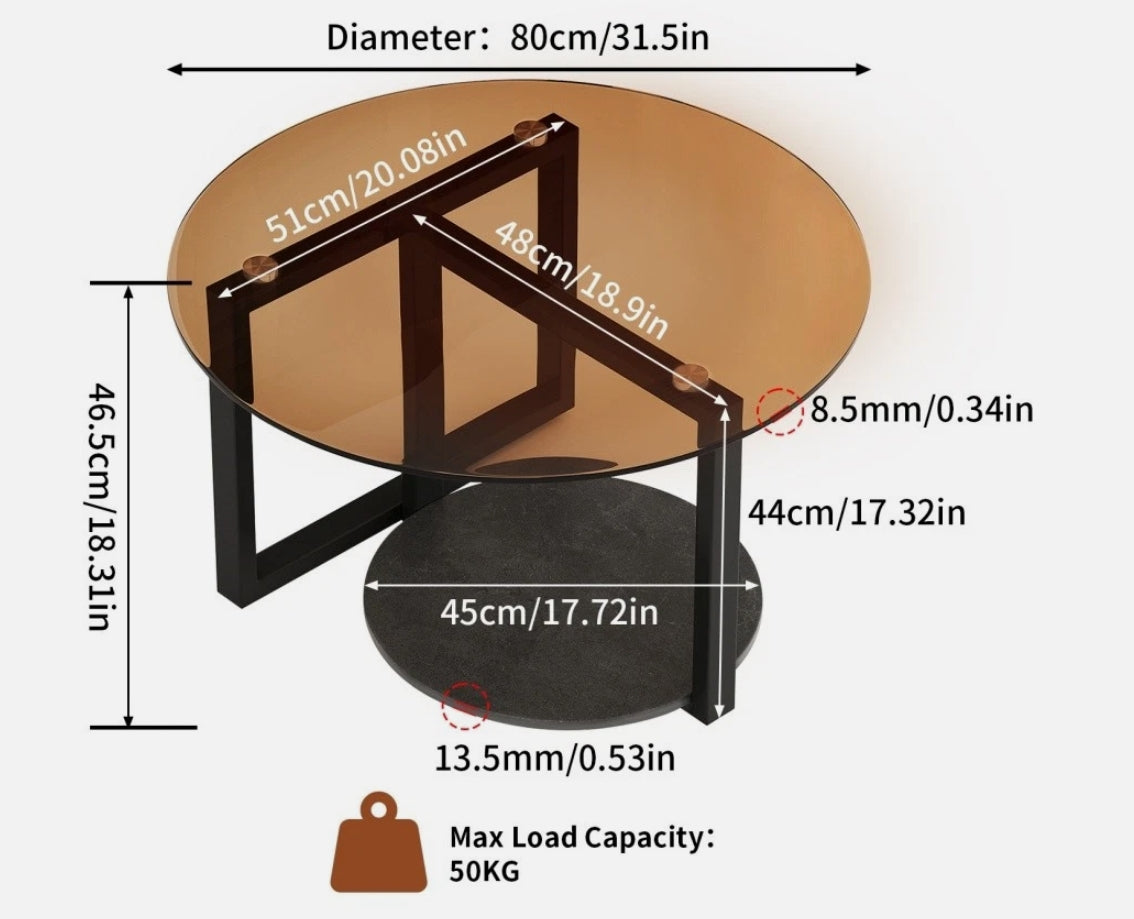 SOLAN Round Coffee Table