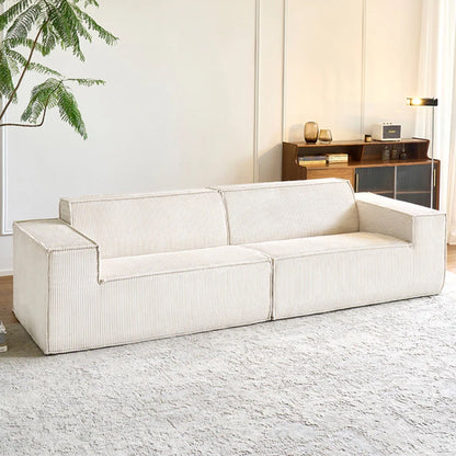 SOLENE Compressed 2-seater Sofa with Matching Ottoman –240CM