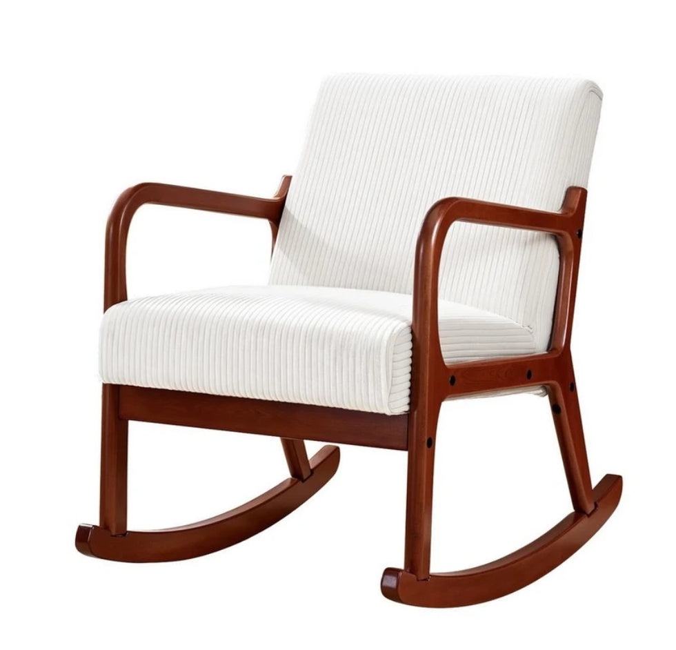 Elara Corduroy Rocking Armchair