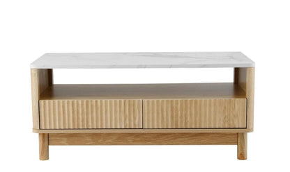 Orvyn Marble-Effect Storage Coffee Table