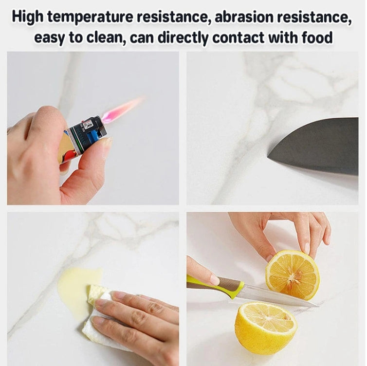 Lunara Round Marble-Effect Coffee Table – Modern Low-Profile Design