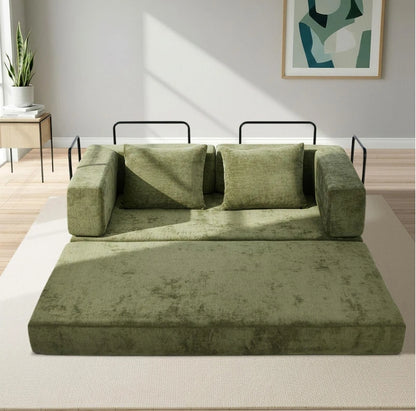 Lumi Convertible Compressed Sofa Bed Sleeper Pull out Couch