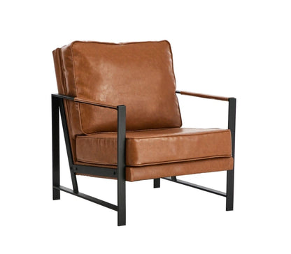 MORENA Lounge Armchair Sofa Chair Faux Leather Accent Armchairs