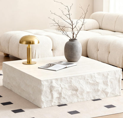 Auren Marble-Effect Coffee Table