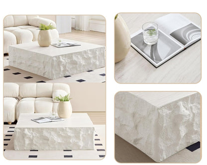 Auren Marble-Effect Coffee Table