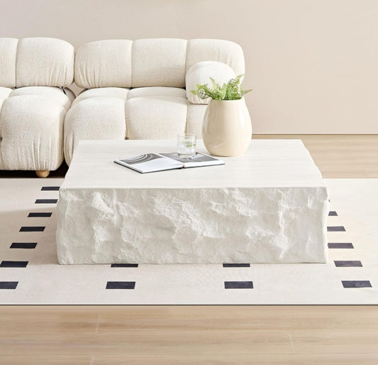 Auren Marble-Effect Coffee Table