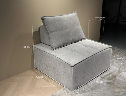 ZEINA Armless Modular Sofa Chair