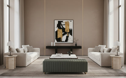 VERT MAJESTIC Luxe Ottoman Bench – Modern Sophistication with Timeless Design