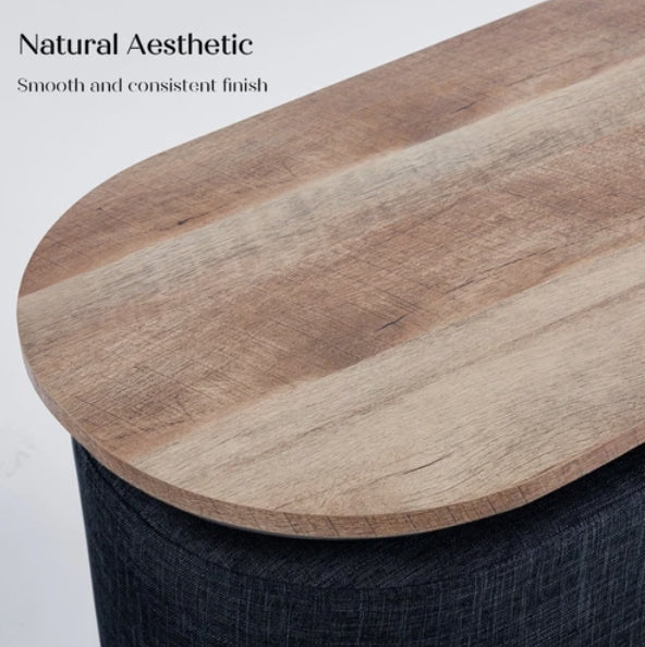 CHESS The 3-Piece Coffee Table & Ottoman Set