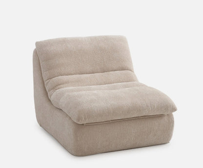 Chiffon Compressed Armless Lounge Chair