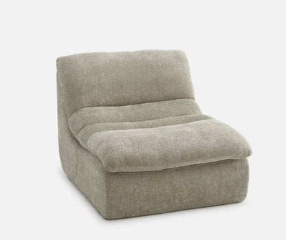 Chiffon Compressed Armless Lounge Chair