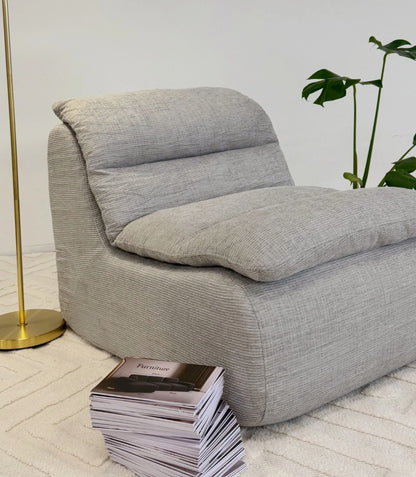 Chiffon Compressed Armless Lounge Chair