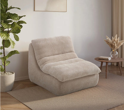 Chiffon Compressed Armless Lounge Chair