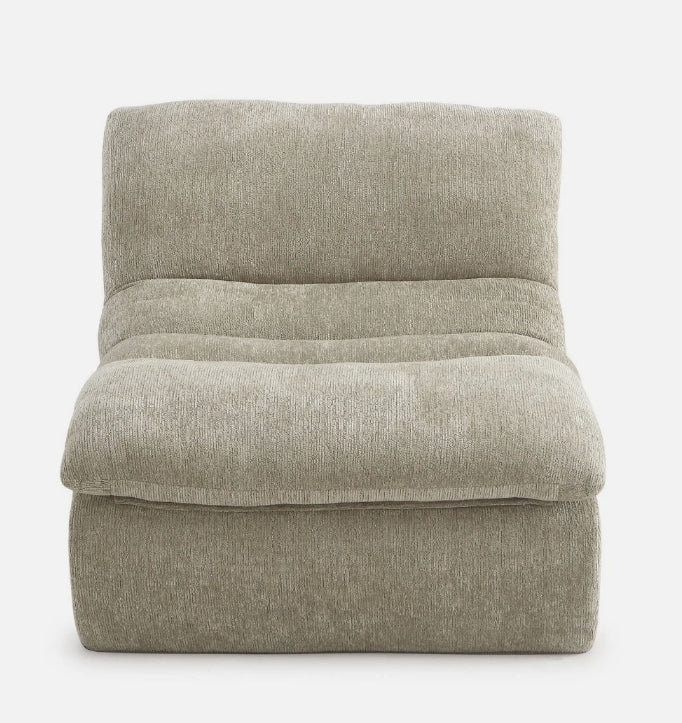 Chiffon Compressed Armless Lounge Chair