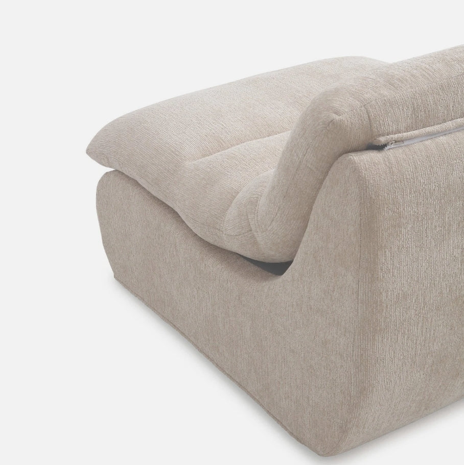 Chiffon Compressed Armless Lounge Chair