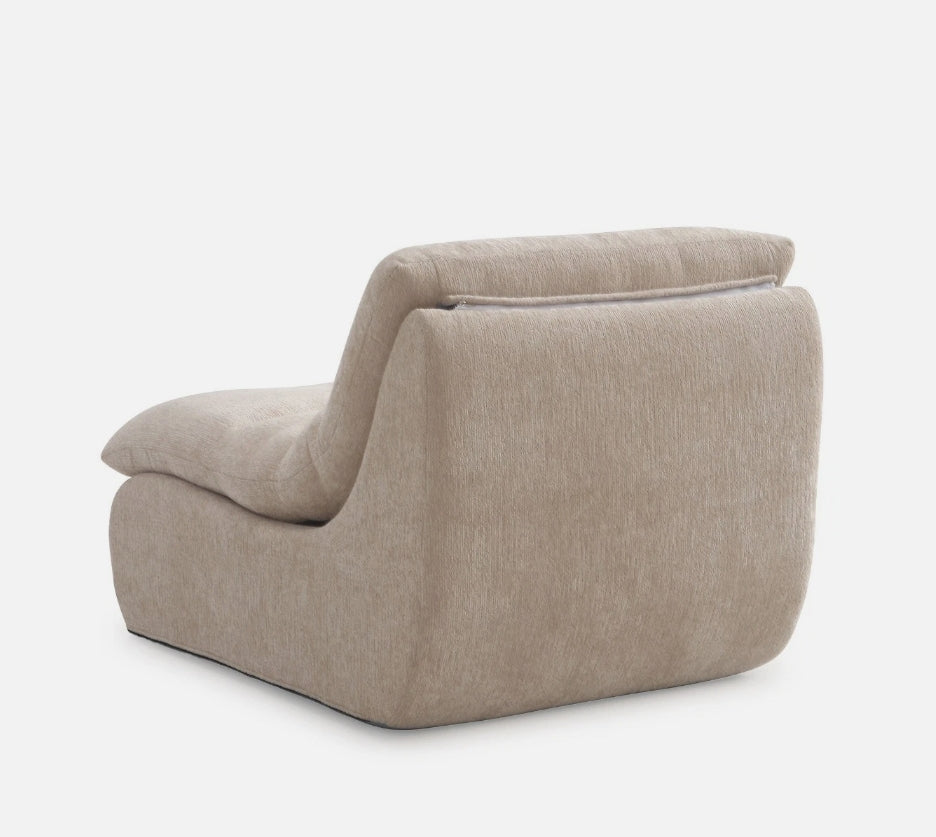 Chiffon Compressed Armless Lounge Chair