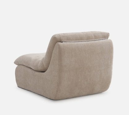 Chiffon Compressed Armless Lounge Chair