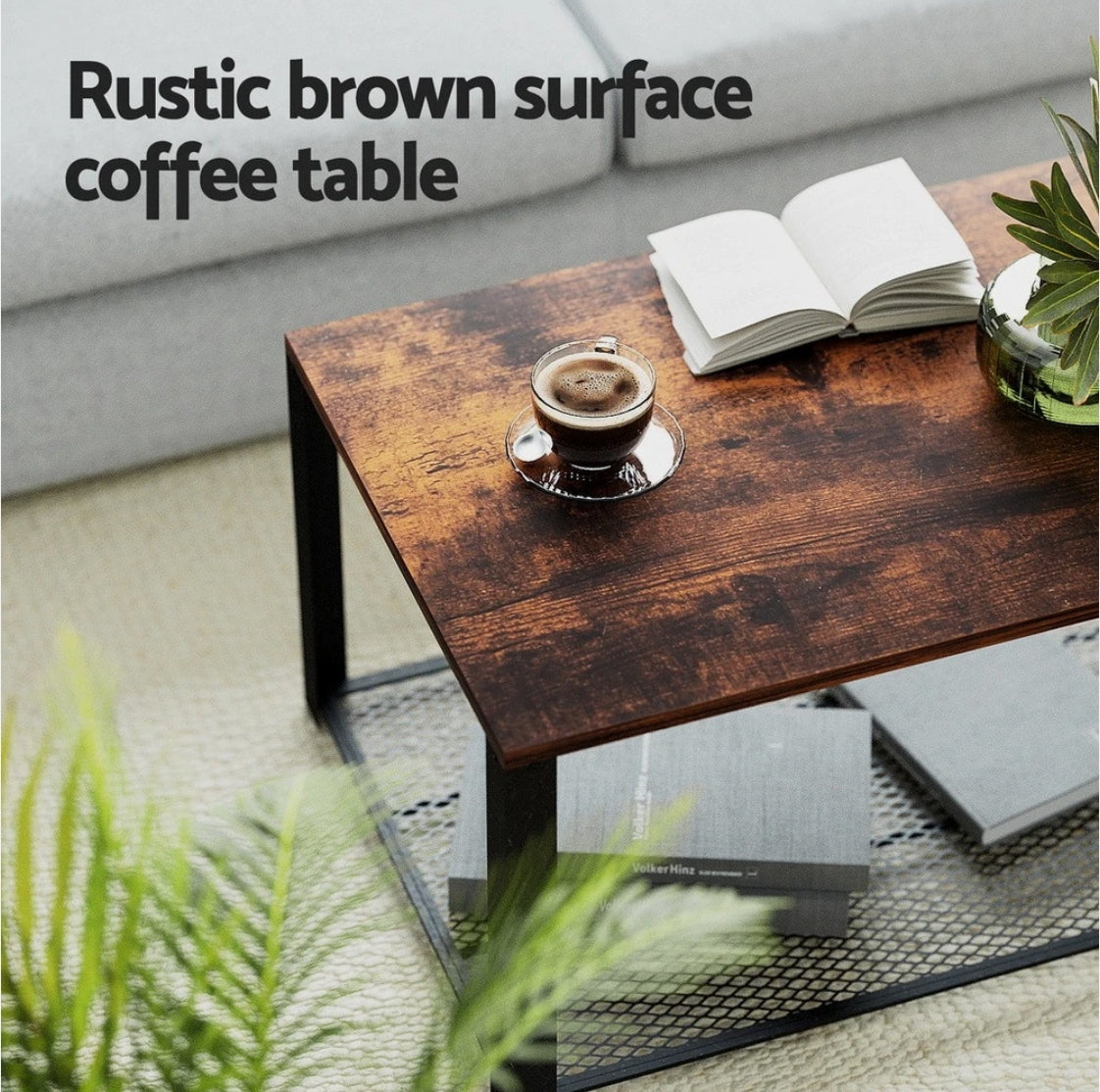 Colombiana Rustic Industrial Coffee Table