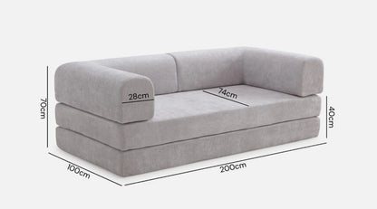 Nayla Modular Lounge Sofa — Multi-Position Convertible Comfort Seating