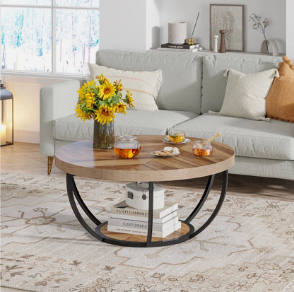 Nest – Round Industrial Coffee Table