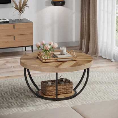 Nest – Round Industrial Coffee Table