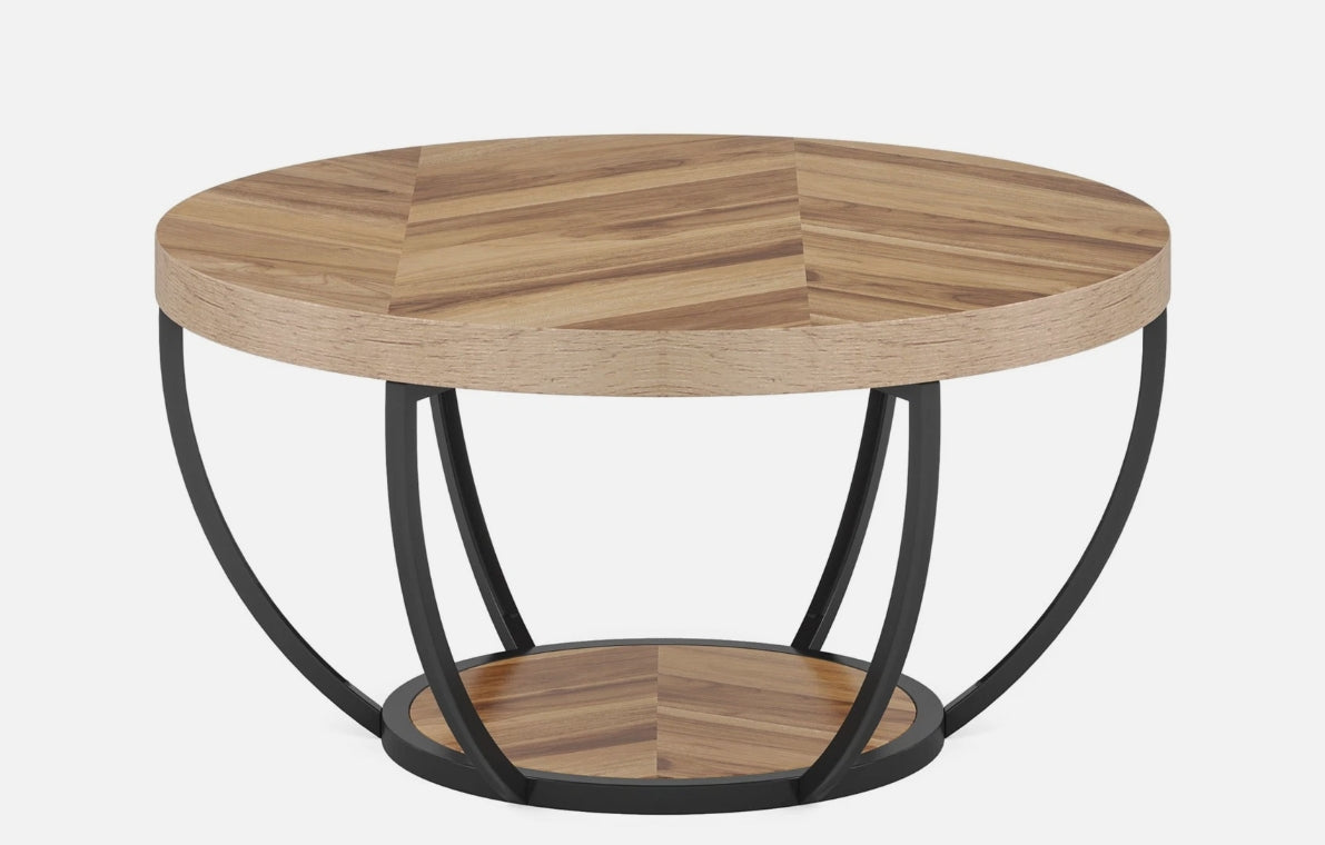 Nest – Round Industrial Coffee Table