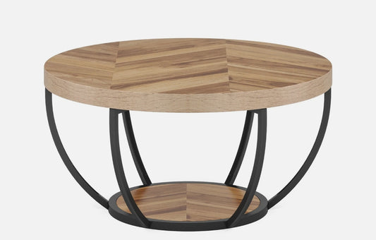 Nest – Round Industrial Coffee Table