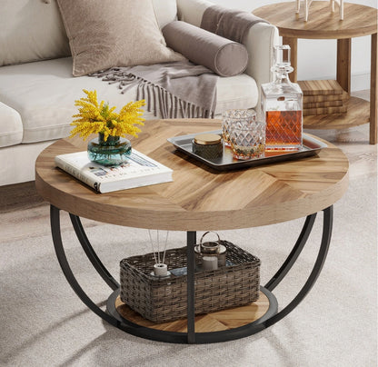 Nest – Round Industrial Coffee Table