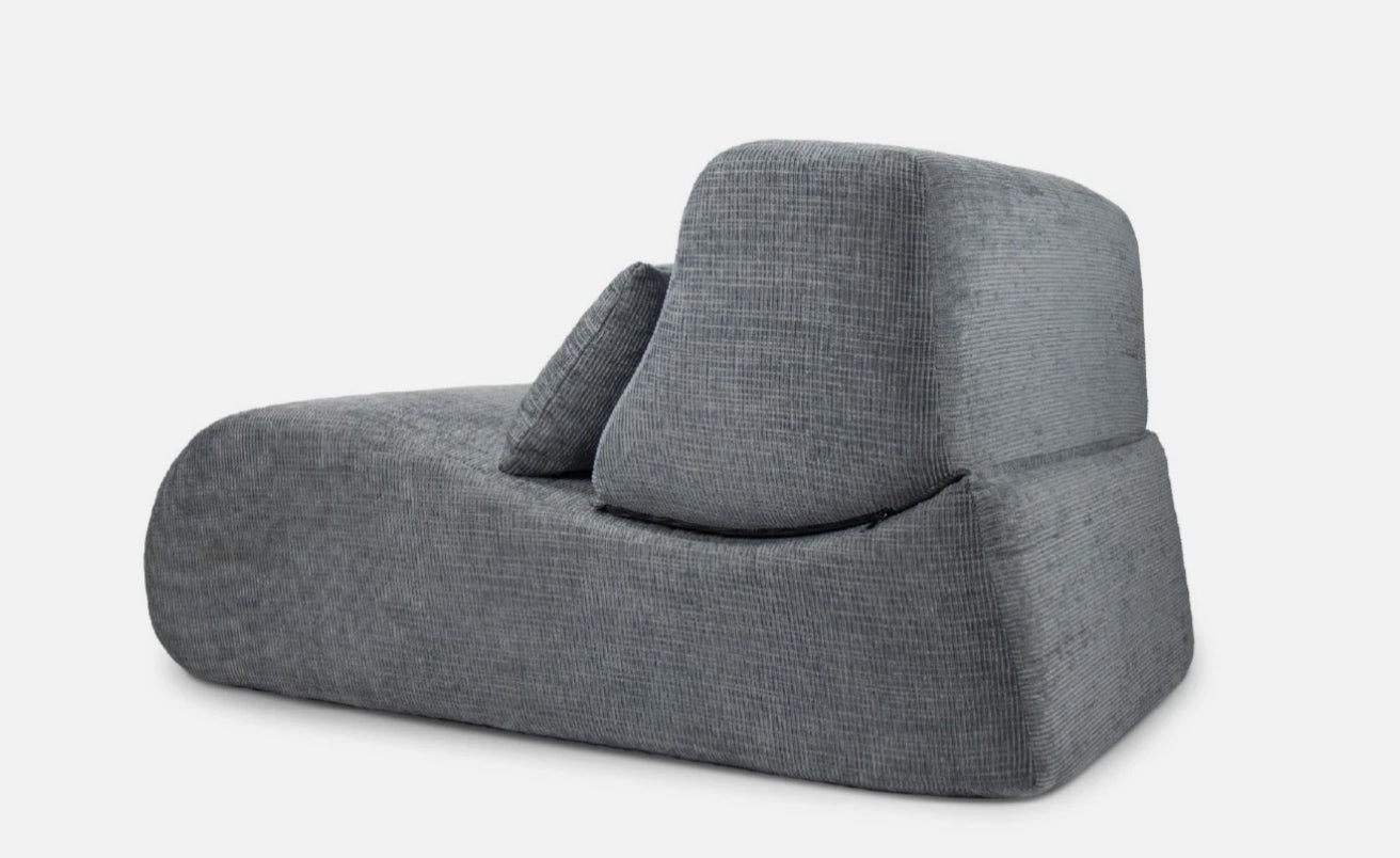 Soleil Curved Chaise Lounge — Modular Relaxation Seat