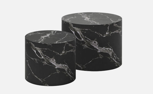 Venzia Round Nesting Coffee Table Set